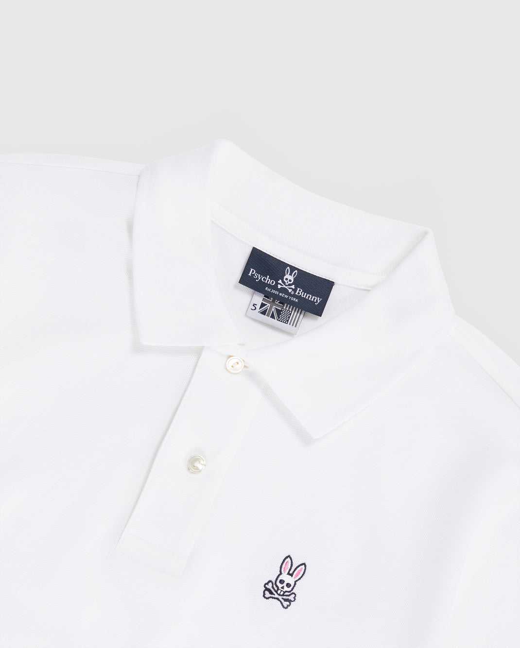 Polos Psycho Bunny Classic Polo Blanche Homme | NTS-06035071